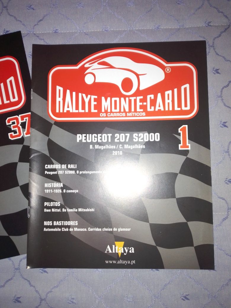 Conjunto de fascículos Rallye Monte Carlo Altaya