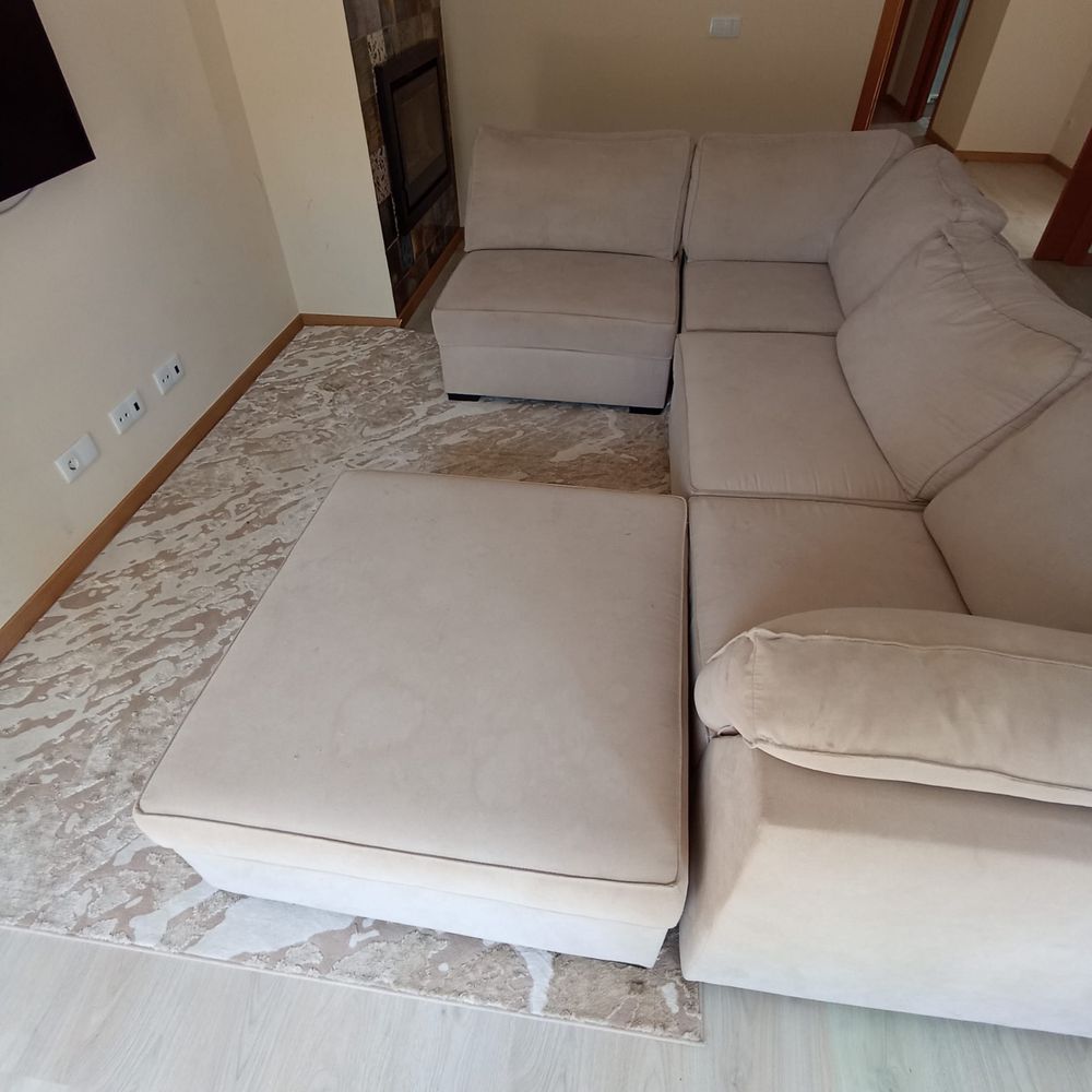 Sofa modular bege