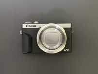 Canon G7X Mark III prateado - caixa aberta