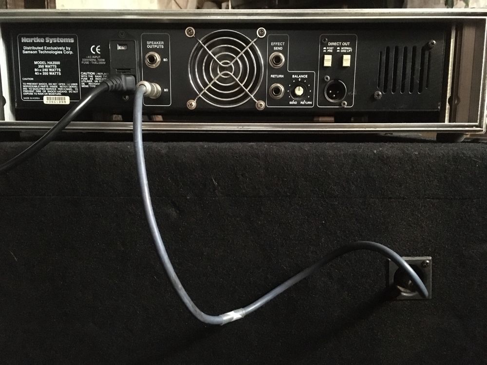 Zestaw do gitary basowej Hartke HA350 plus kolumna 4x10