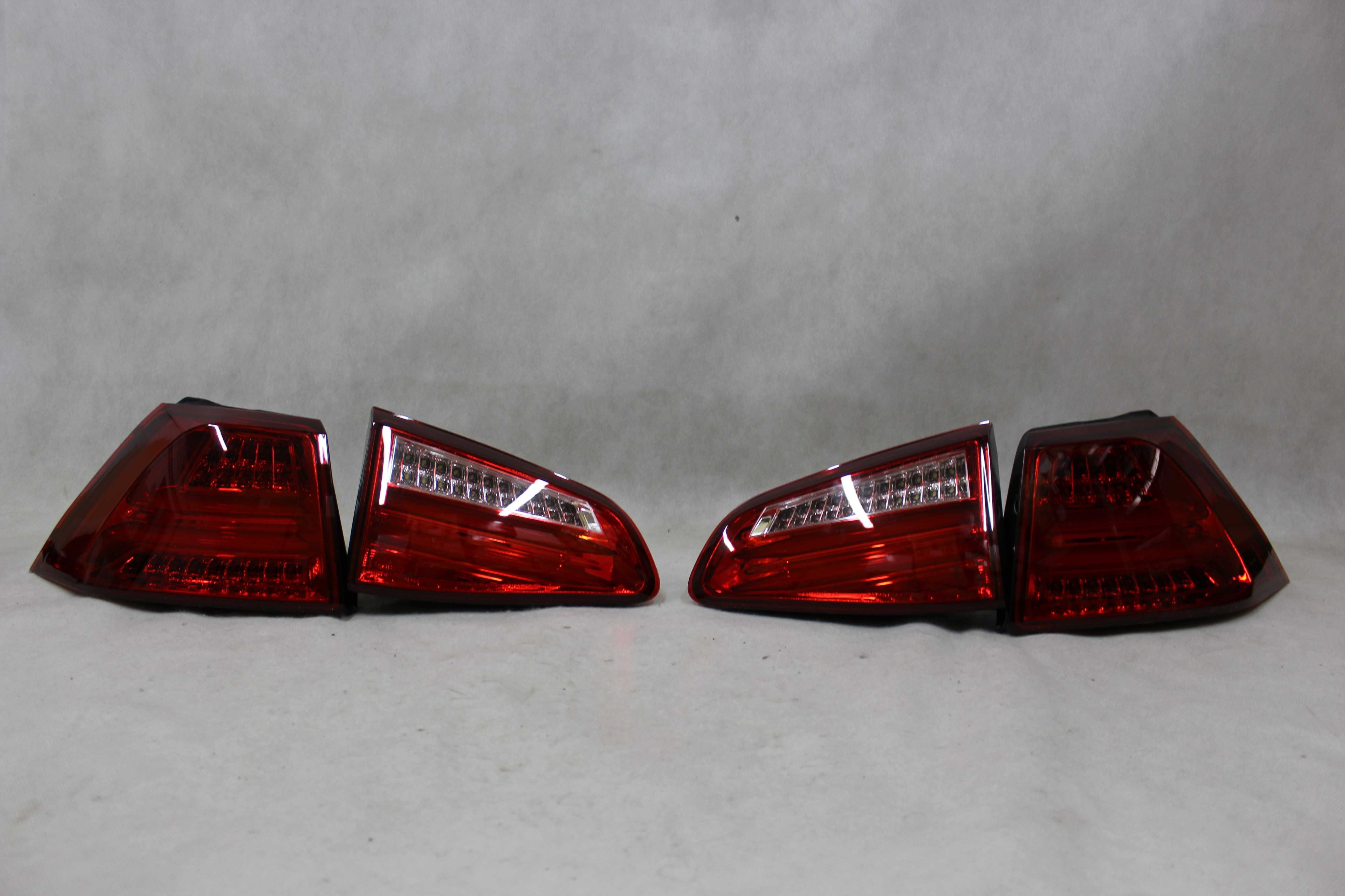 Lampy światła tył tylne VW GOLF VII 7 13+ Czerwone TUNING LED BAR NEON
