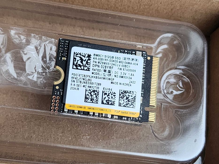 SSD NVMe 512GB Samsung BM9C1 NEW Surface Pro 8 X Laptop Steam PCIe 4