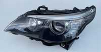 lampa BMW E60 E61 LIFT bi xenon  SKRĘTNY europa lewa