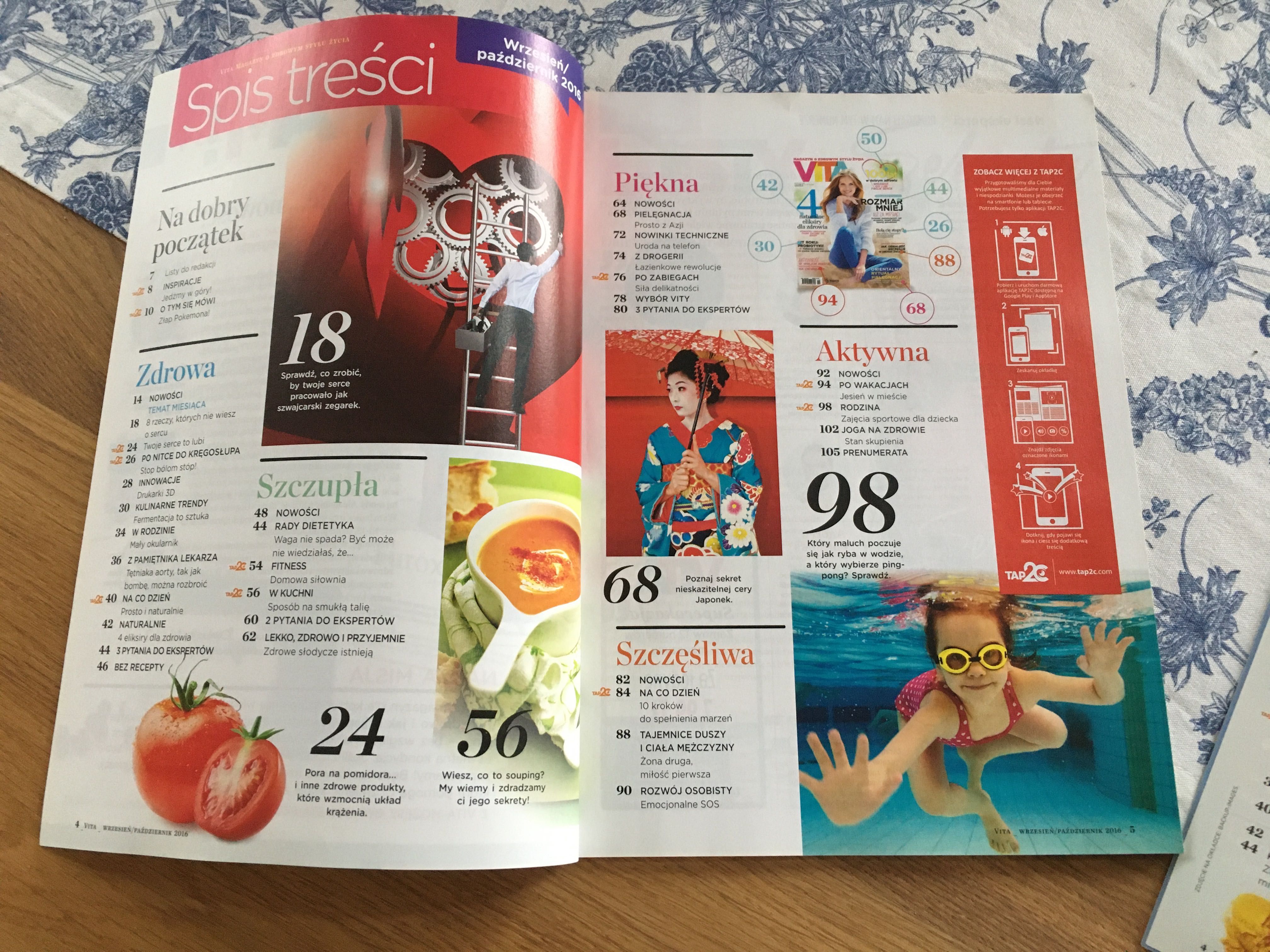 VITA magazyn o zdrowym stylu życia - zestaw 2 numery