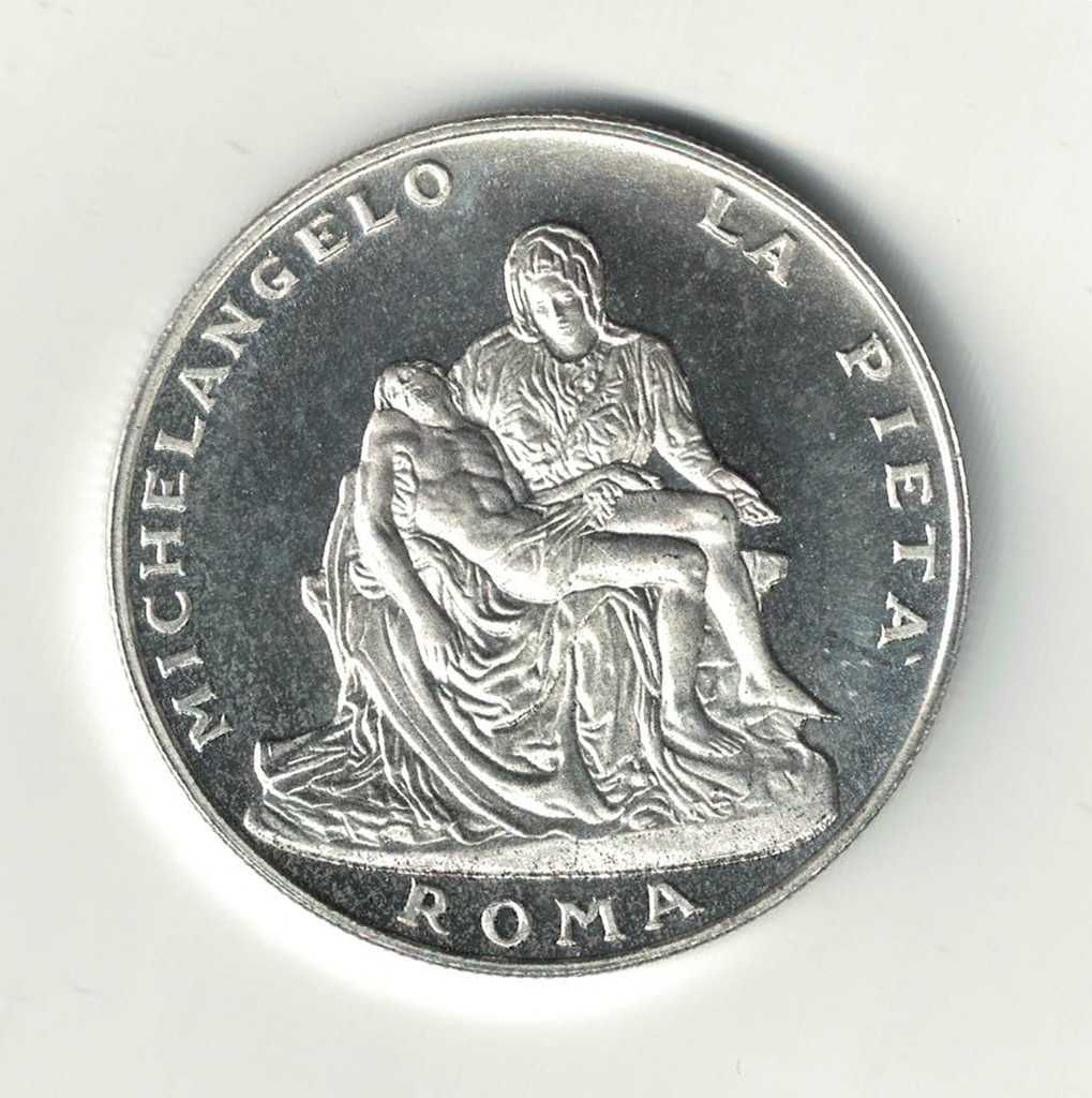 Medal posrebrzany z Janem Pawłem II - Rok Święty 1983