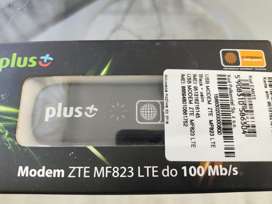 Modem ZTE MF823 LTE do 100Mb/s