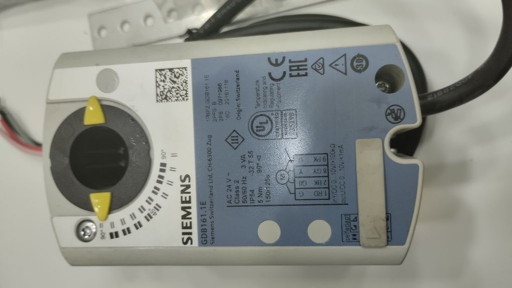 Привода воздушной заслонки Siemens GLB 161.1E