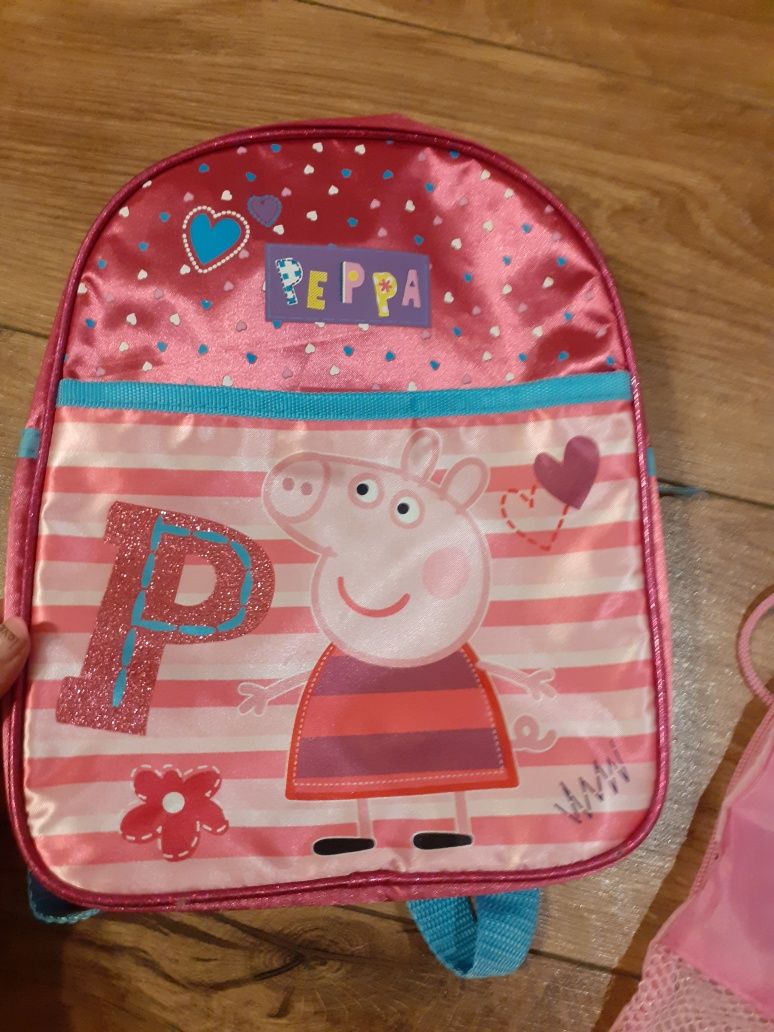 Plecak i worek do przedszkola. Peppa Pig. Wysyłka.