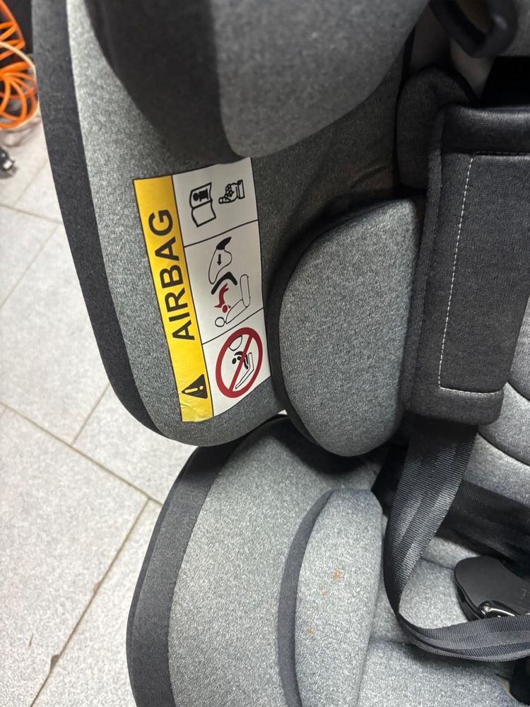 Cadeira auto NANIA MIGO, Isofix One 360° (0-36kg) Cinza