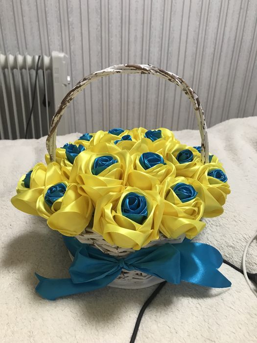 Букет в корзине