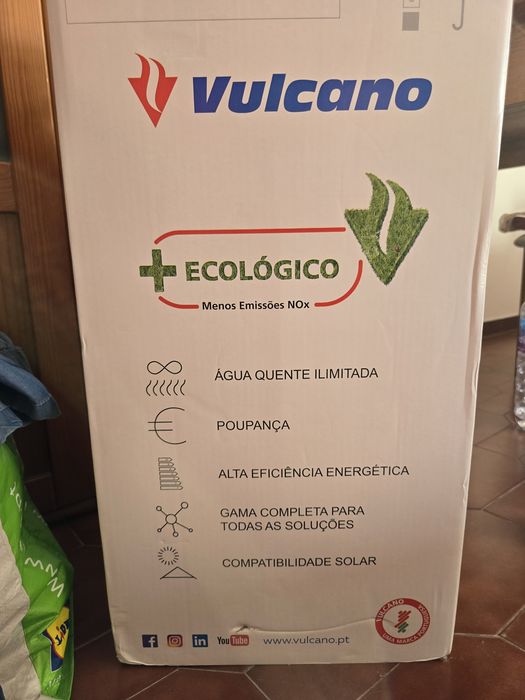 Esquentador vulcano ventilado 11L