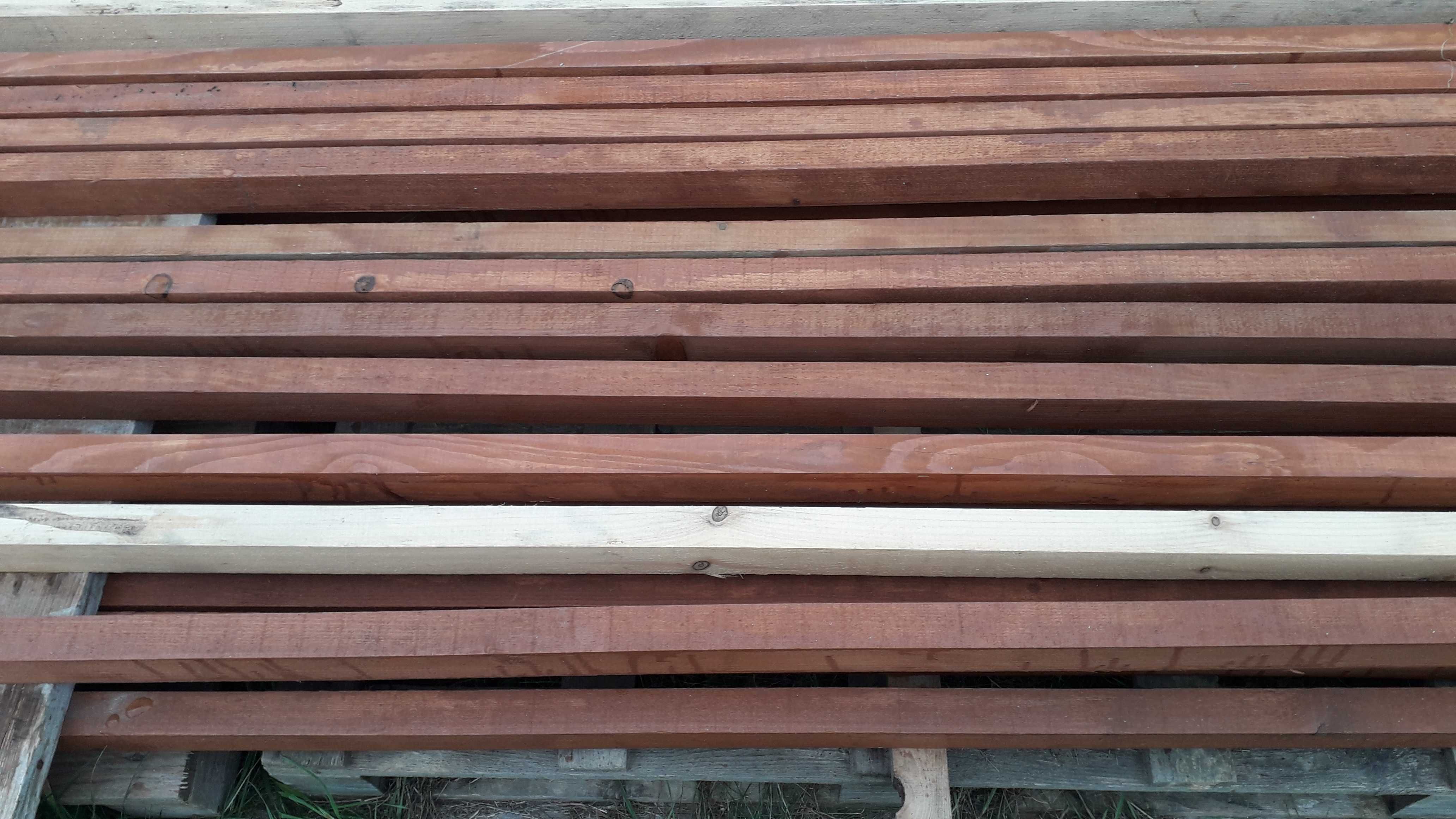 Łaty drewniane 6x4 cm impregnowane drewnochronem