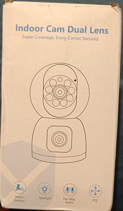 Kamera WiFi Indoor Cam Dual Lens – podwójny obiektyw, Full HD, PTZ, au