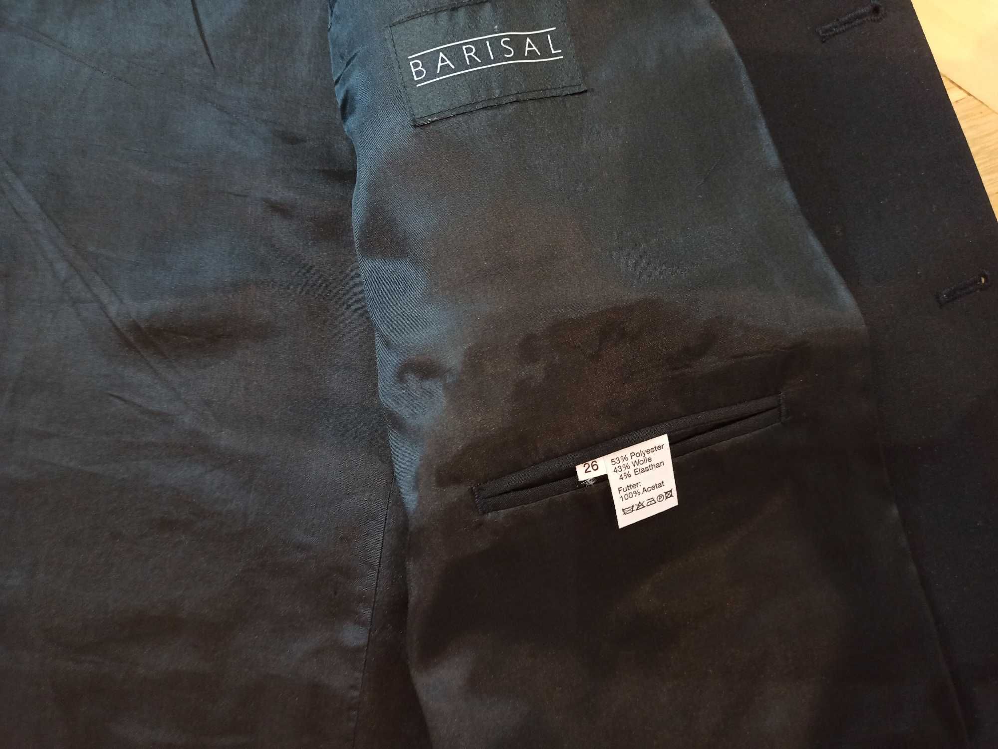Garnitur czarny męski 2-częściowy 50/180 XL