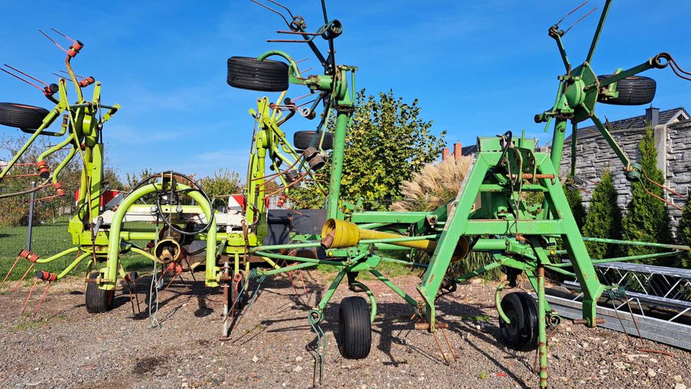 przetrząsarka zgrabiarka do siana krone fella stoll kuhn claas