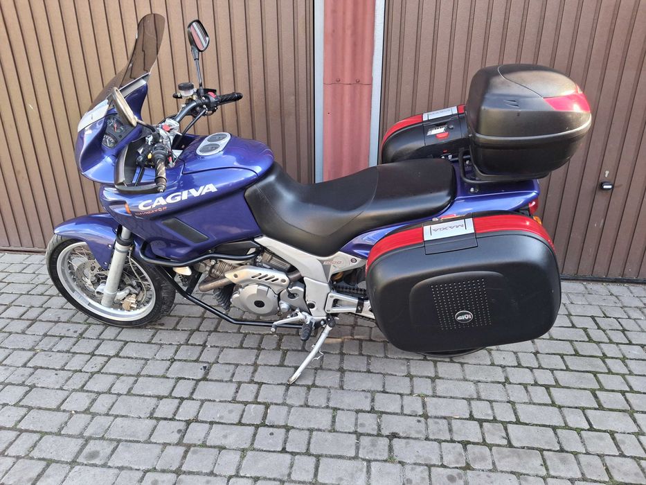 Ładna Cagiva Navigator 1000 z Niemiec Kufry, MOTOCYKLE ŻURAWICE
