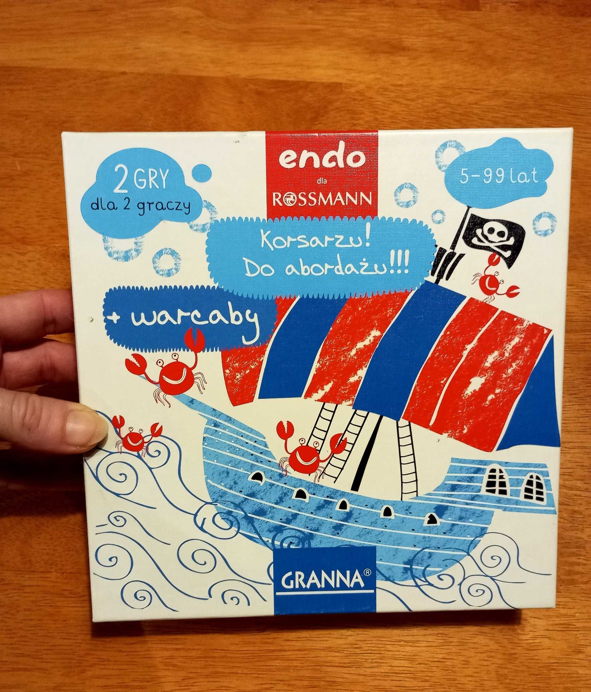 Gra planszowa Korsarzu! Do abordażu! + warcaby Endo  Granna