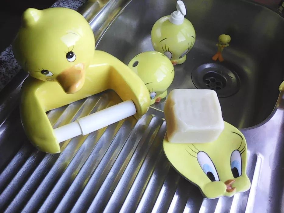 Acessórios Píu-Píu para casa de banho de criança