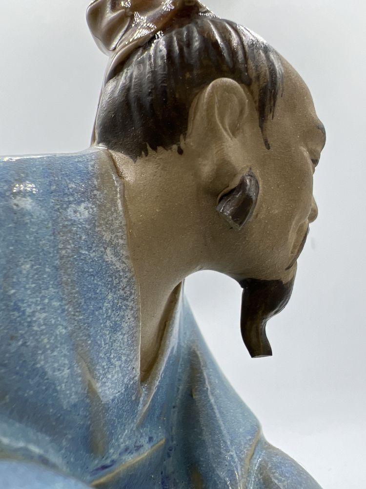 Chińczyk z gąską figurka ceramiczna vintage B41/42647