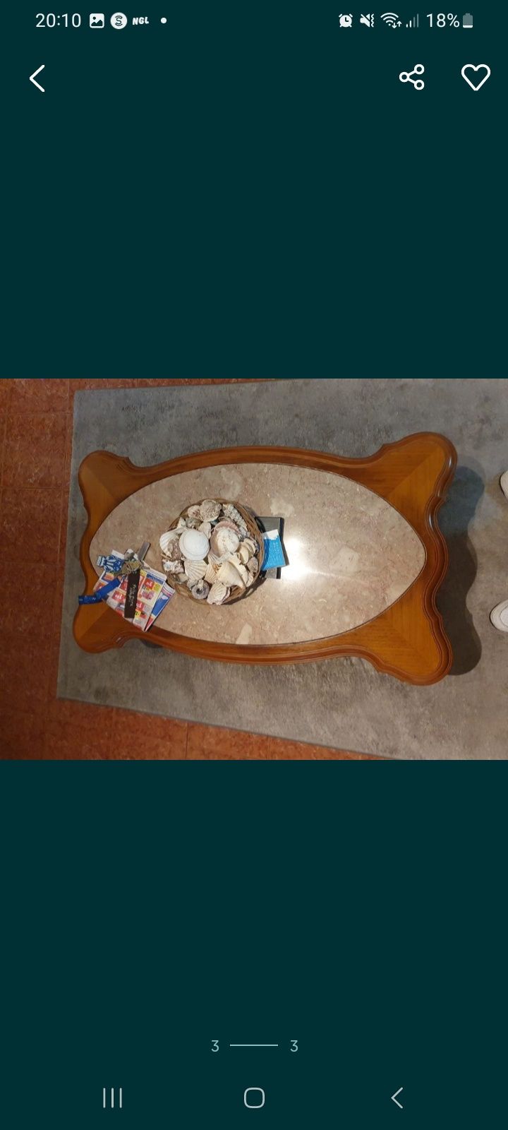 Mesa de centro ou entrada