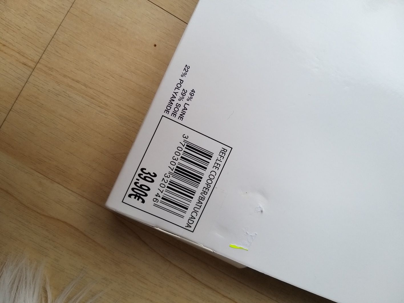 WeŁna nową czapka Lee Cooper za 39 euro zima siwa szara