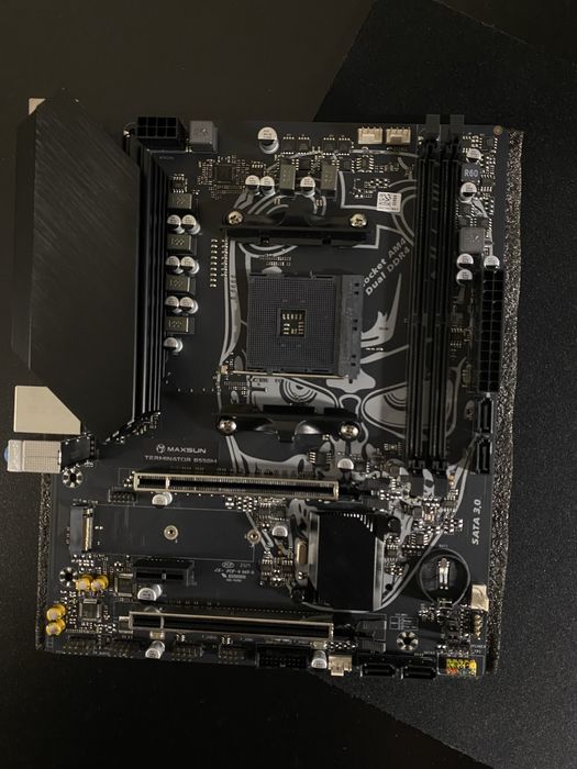 Материнська плата AM4 MaxSun B550M Terminator. Ідеальний стан