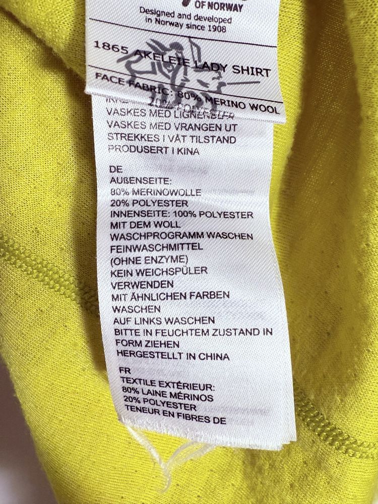 Damska koszulka termoaktywna Bergans merino S