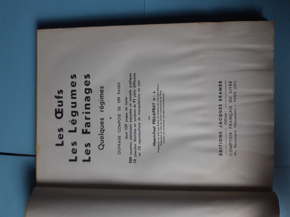 Livro - Les Oeufs - Henri-Paul Pellaprat VSO