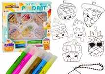 Zestaw kreatywny witraże zawieszki DIY. Leantoys. Nowy Produkt