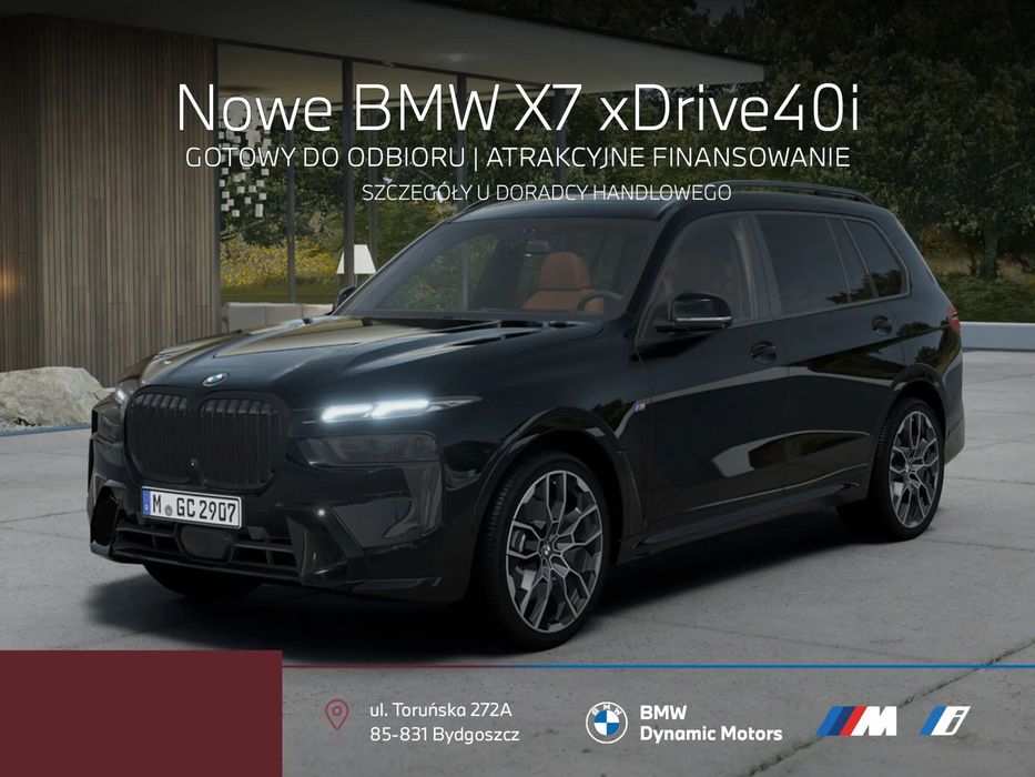 BMW X7 xDrive40i 381 KM mHEV - Pakiet M Pro - Hak Holowniczy - Od Ręki!