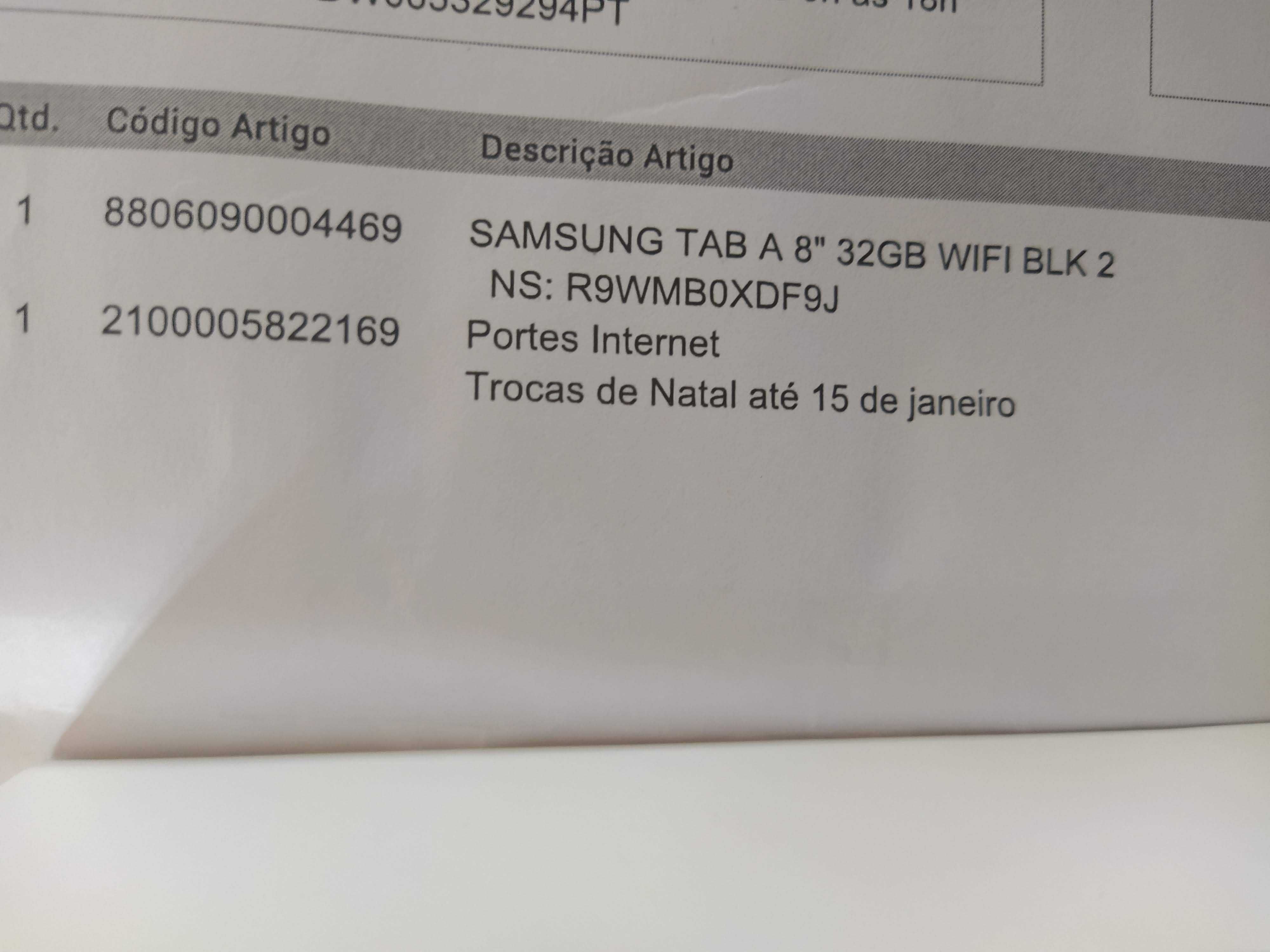 Samsung Galaxy tab A (como novo)