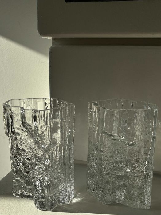 Wazon szkło strukturalnego „Pinus” Tapio Wirkkala iittala, Finland 70s