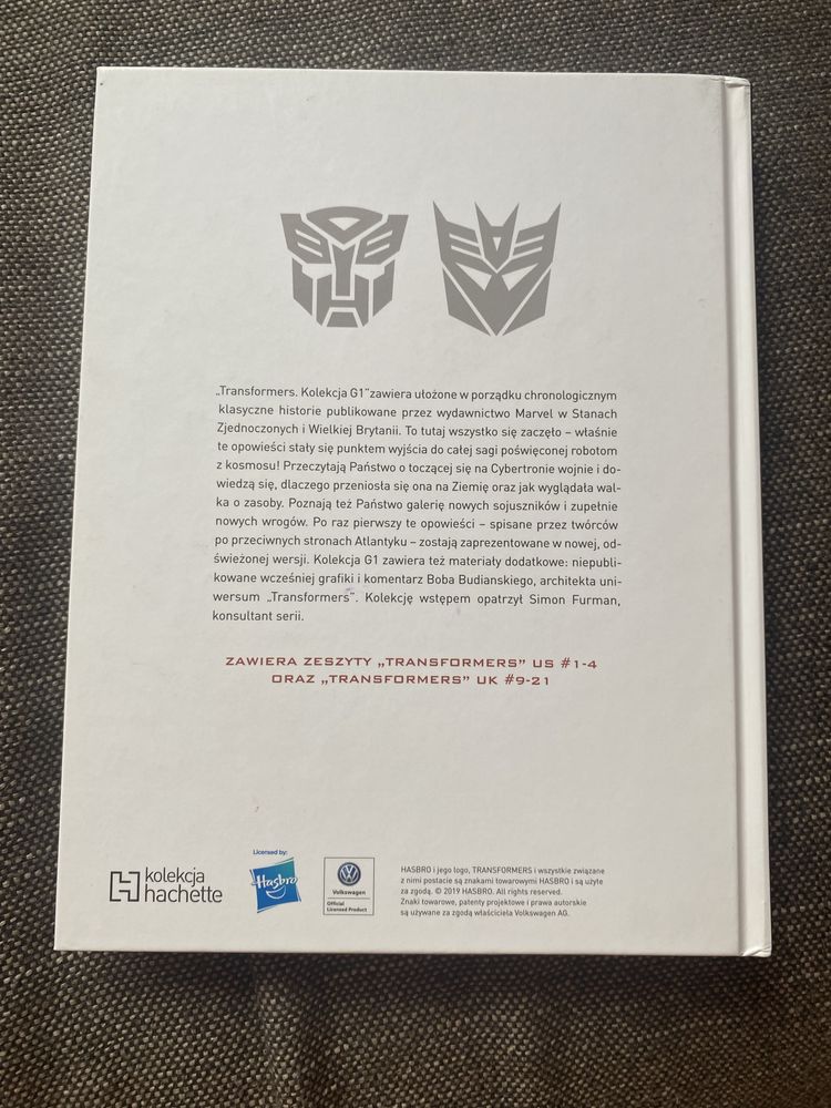 Książka Transformers walka o władzę