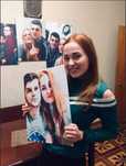 Картина Фото на полотні холсті друк портрета, Дрім Арт, Поп Арт, Колаж