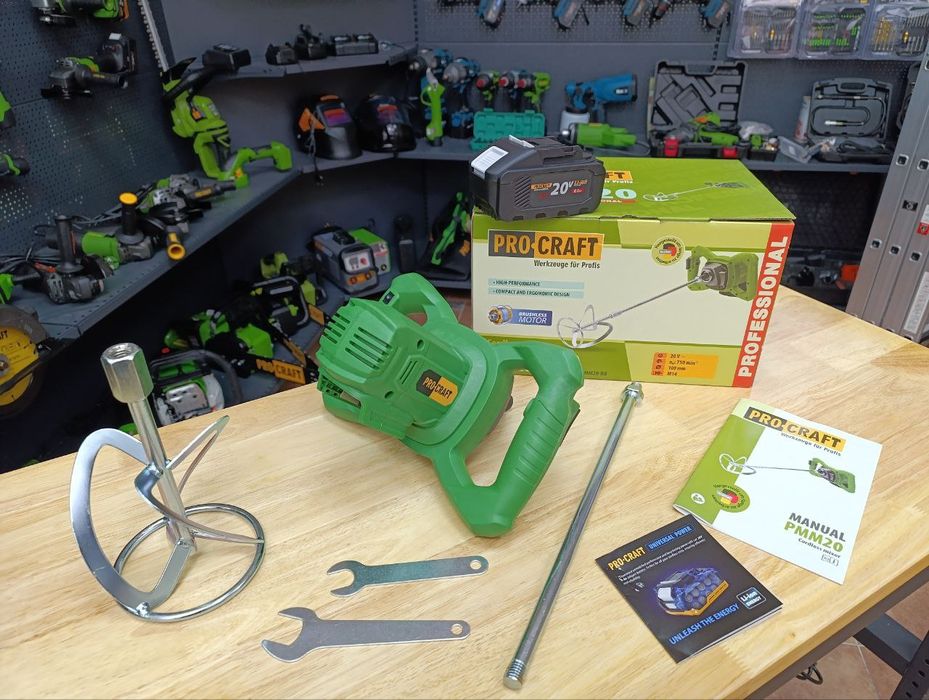 Миксер Аккумуляторный ProCraft Гарантия 36мес