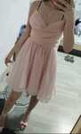 Vestido rosa para festa social