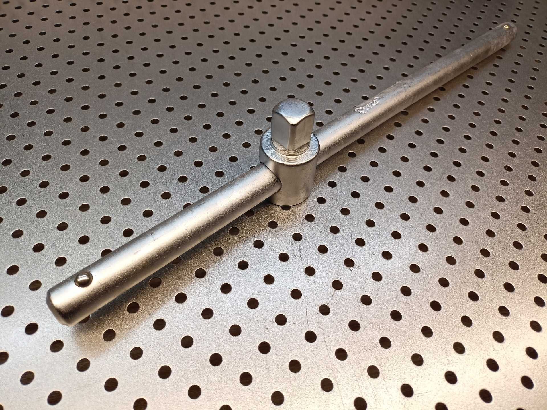 Pokrętło przesuwne typu "T" Cr-V 3/4" 450mm pokrętło 3/4" pokrętło T