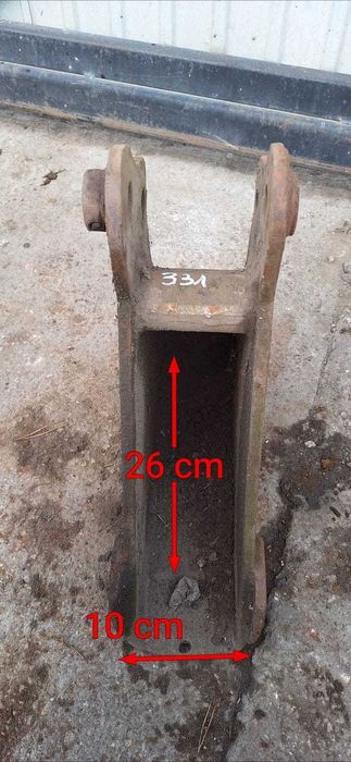 Łyżka do koparki szer 10cm fi25mm jcb 801 minikoparka fi25 mm koparka