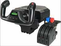 Logitech G Saitek Flight Yoke System Wolant do MSFS