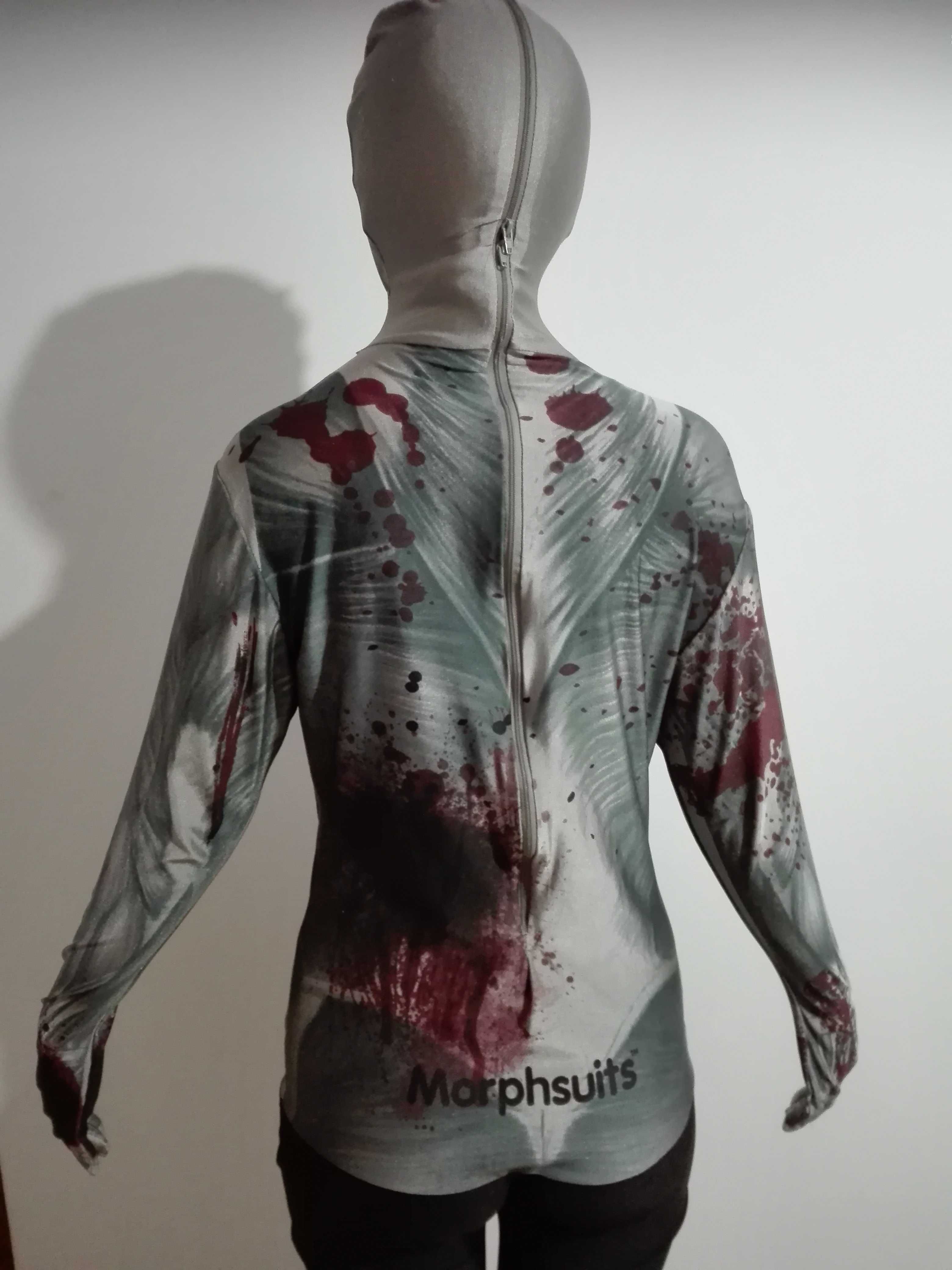 kostium zombie, śmierć, upiór, L/XL, 164-170, karnawał, przebranie