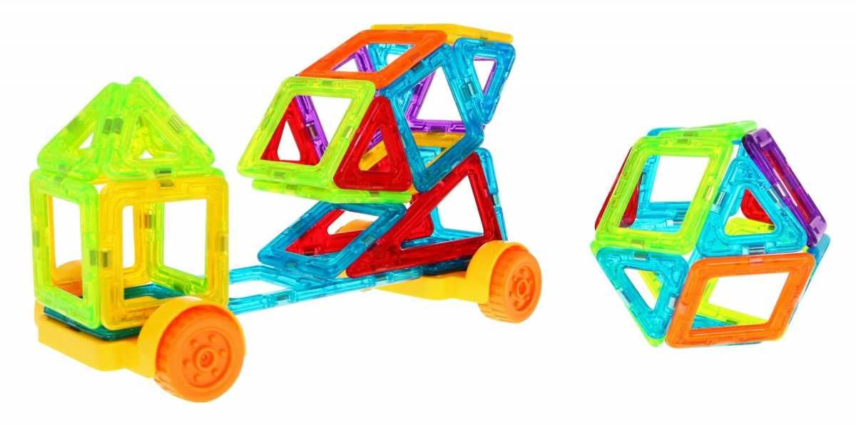 Klocki Magnetyczne Zestaw 86 elementów 3+ ZKL.M086