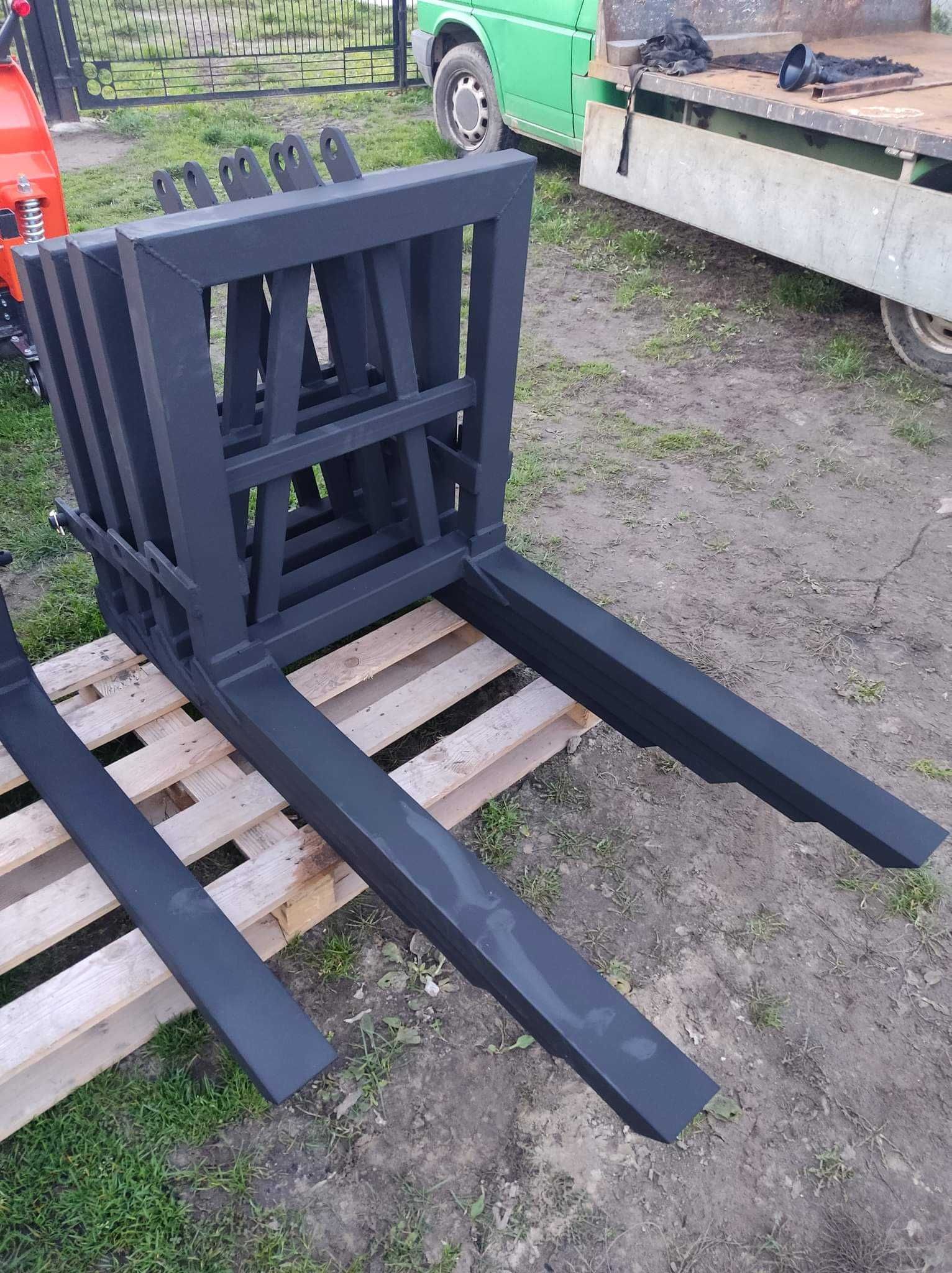 Paleciak widły do palet na tył ciągnika nowe solidne producent dowóz