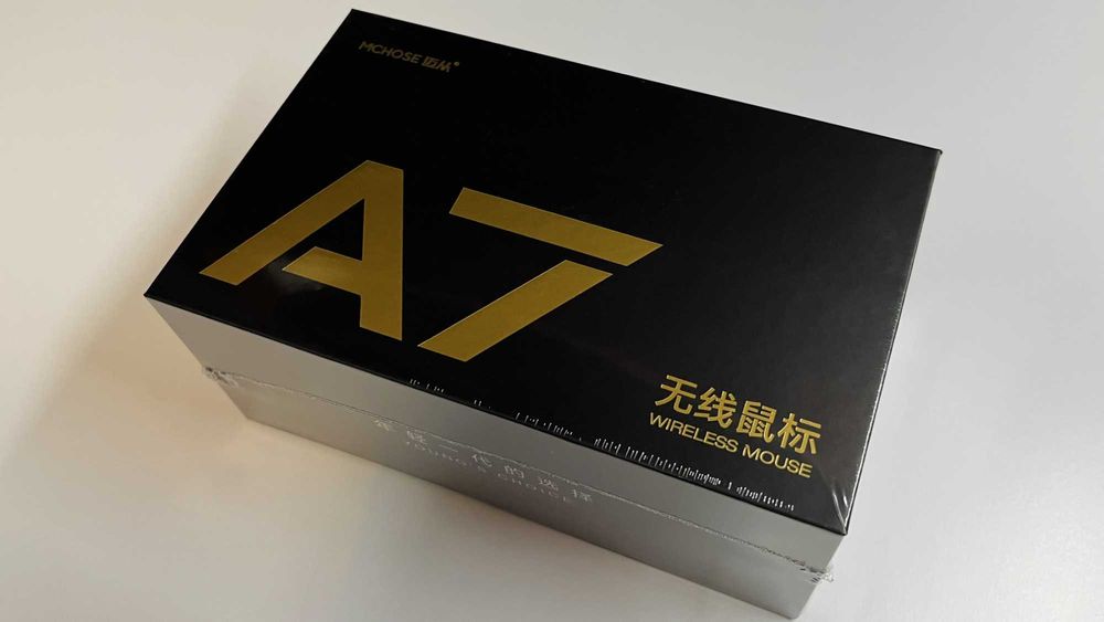 MCHOSE A7 Pro PAW3395, 500mAh, 59g | Беспроводная игровая мышка