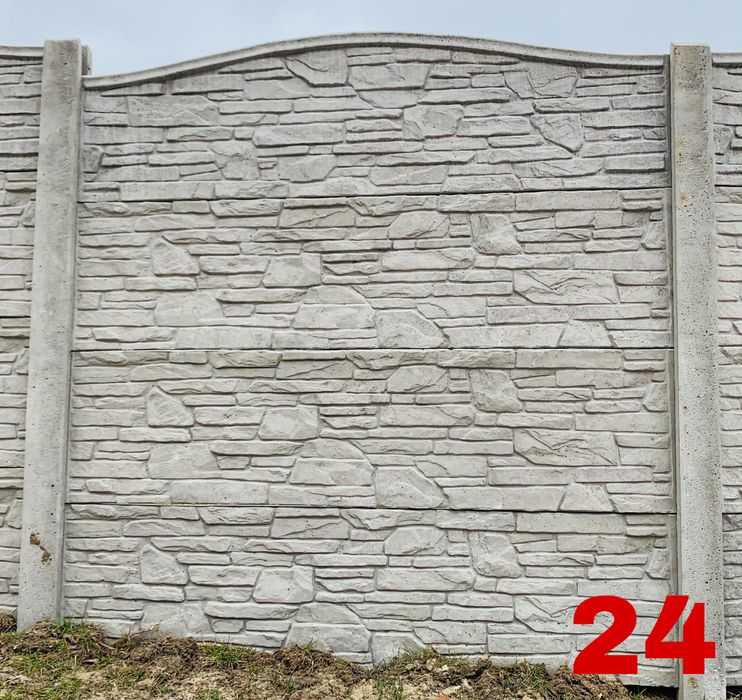 MDM OGRODZENIA betonowe producent podmurówka płyta słupek  Olszyny