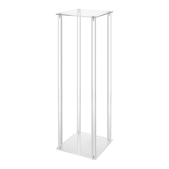 10 sztuk akrylowych wazonów 20 x 20 x 60 cm, dekoracja na wesele, urod