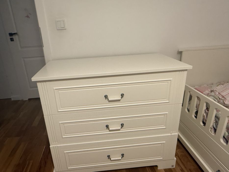 Bellamy Ines Elegant White - lozeczko szafa komoda