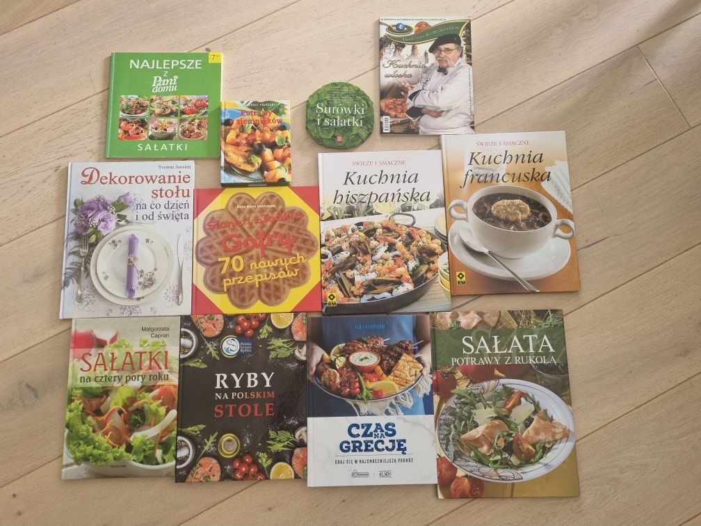 Kuchnia hiszpańska, grecka, francuska, ryby, sałatki.