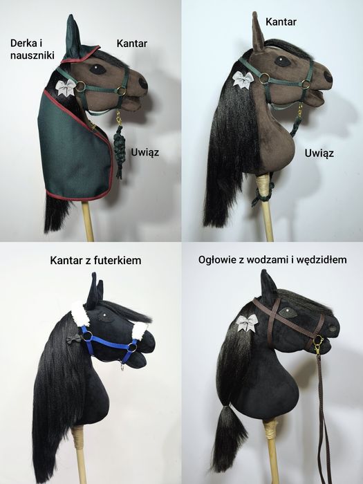 Hobby Horse A3 A4 A5 na zamówienie, grzywa syntetyczna!