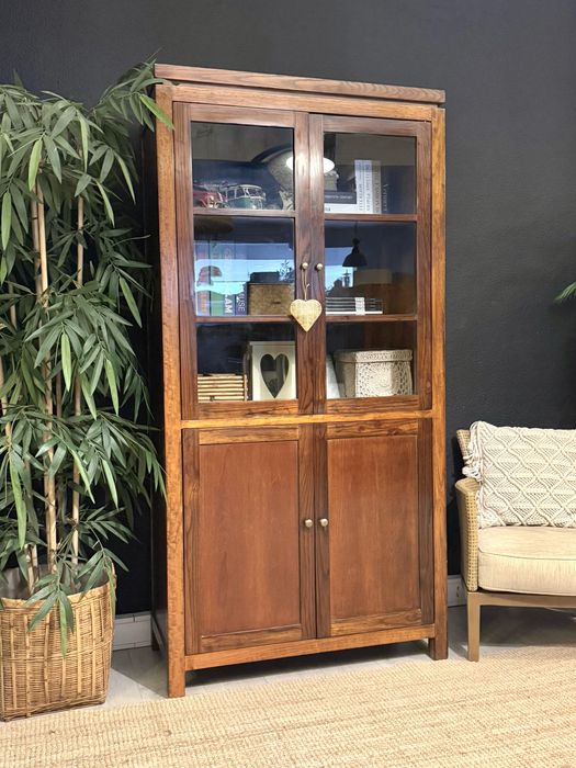 armario, movel, aparador, louceiro, livreiro, oriental, olmo, rustico