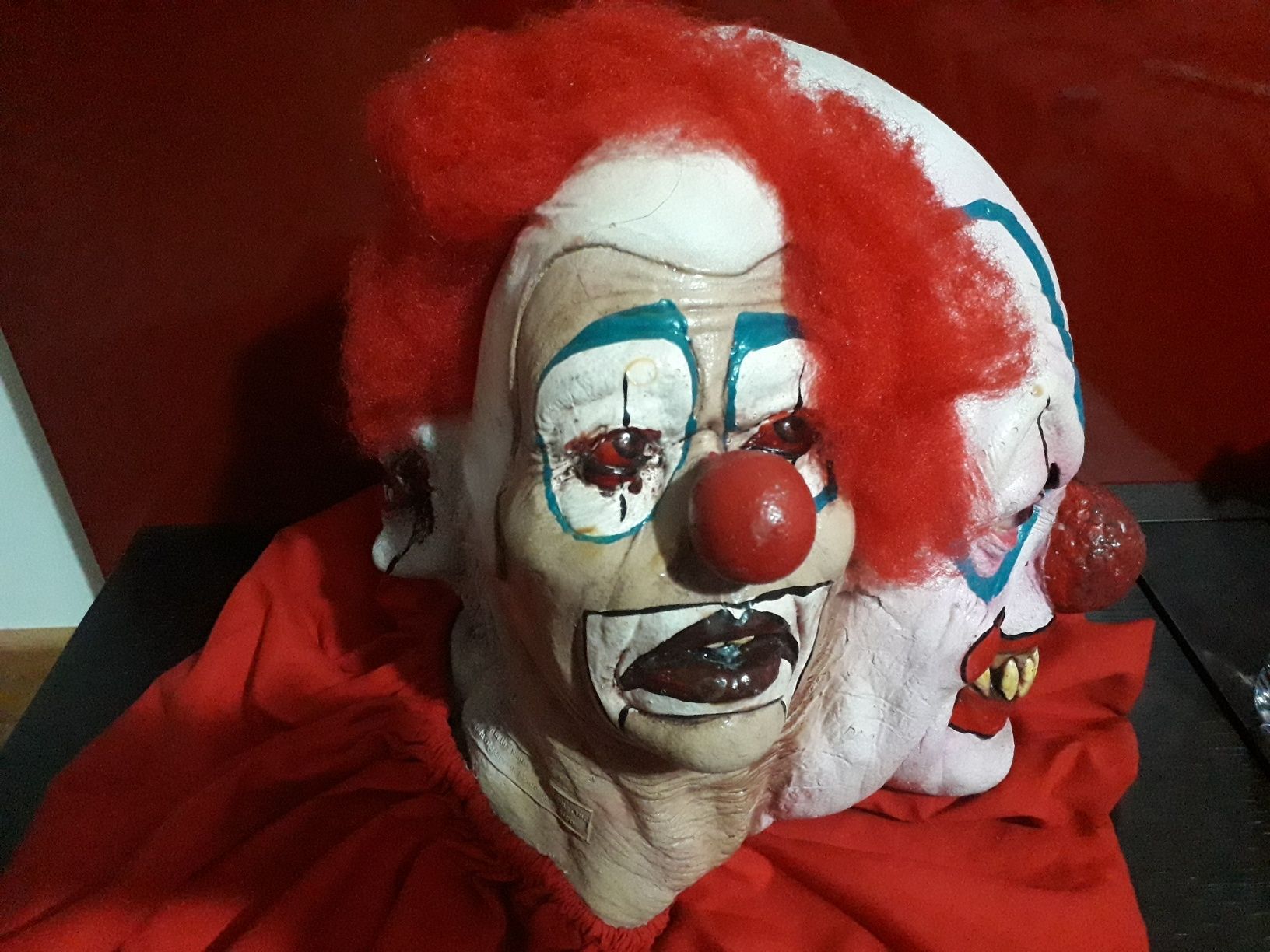 Máscara palhaço assassino  4 caras-Halloween - Carnaval